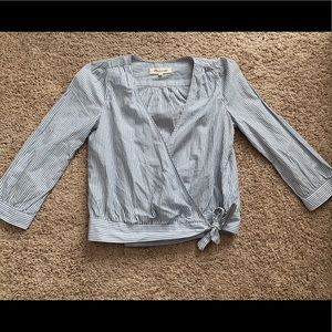 Madewell XXS blouse with snap closure!